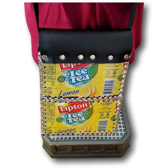 Lipton Ice Tea Tin Can Purse Crossover Bag - Picture 3 of 8
